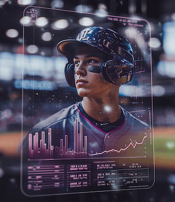 Baseball player card