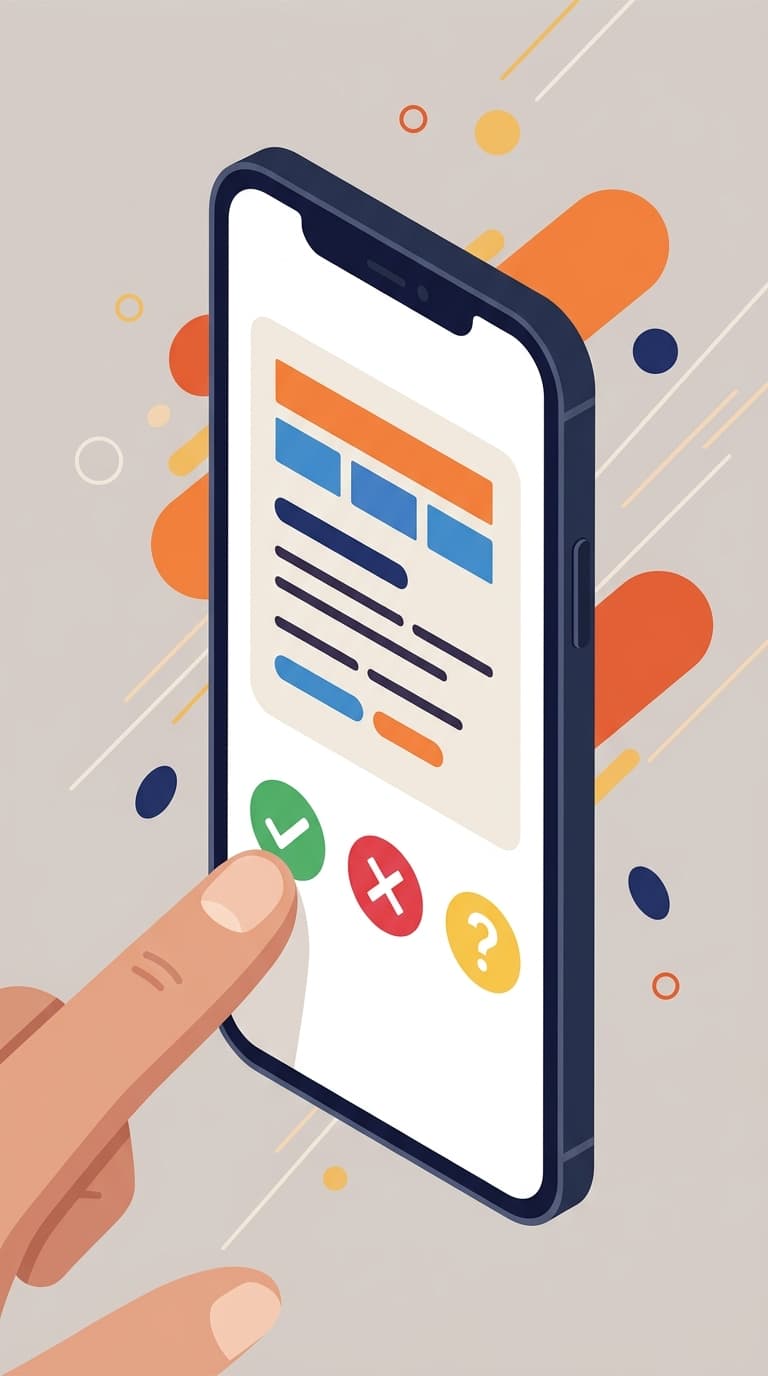 RSVP in one tap: Yes, No, or Maybe, with a note.