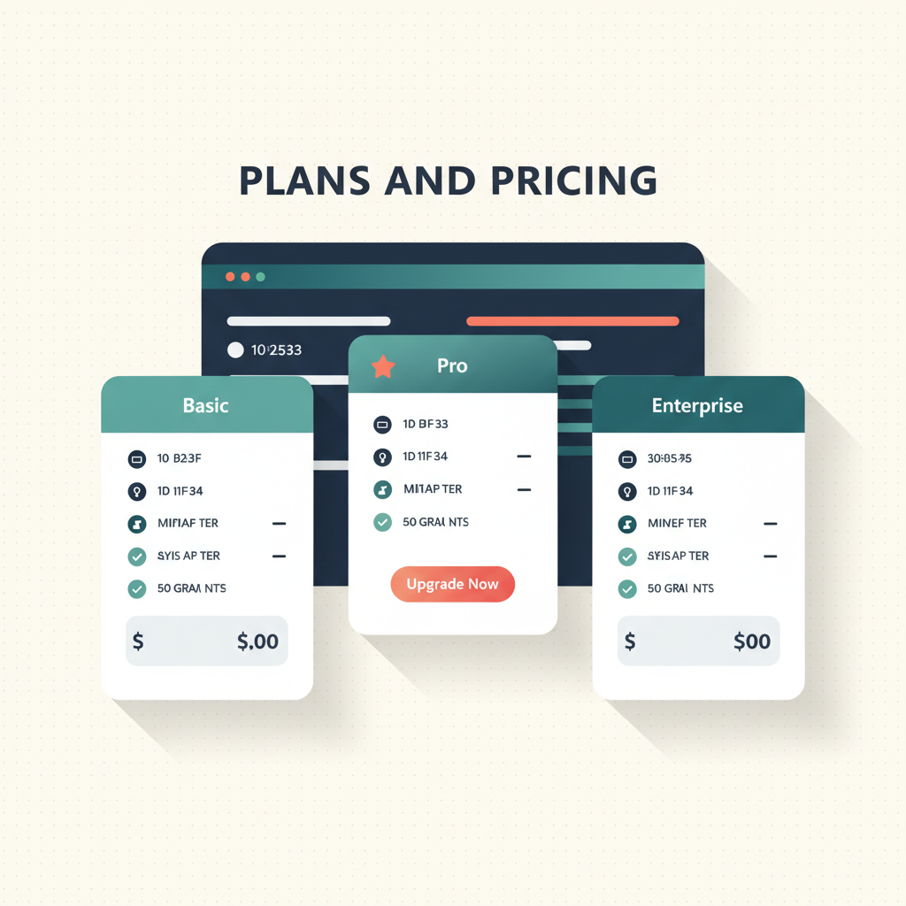Rizzler plans and pricing comparison showing three plan tiers side by side