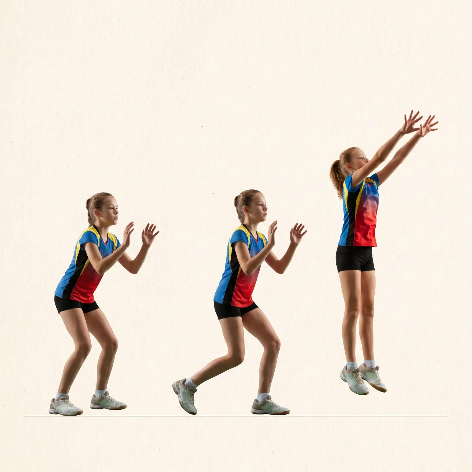 The No-Ball Block — step-by-step athlete card