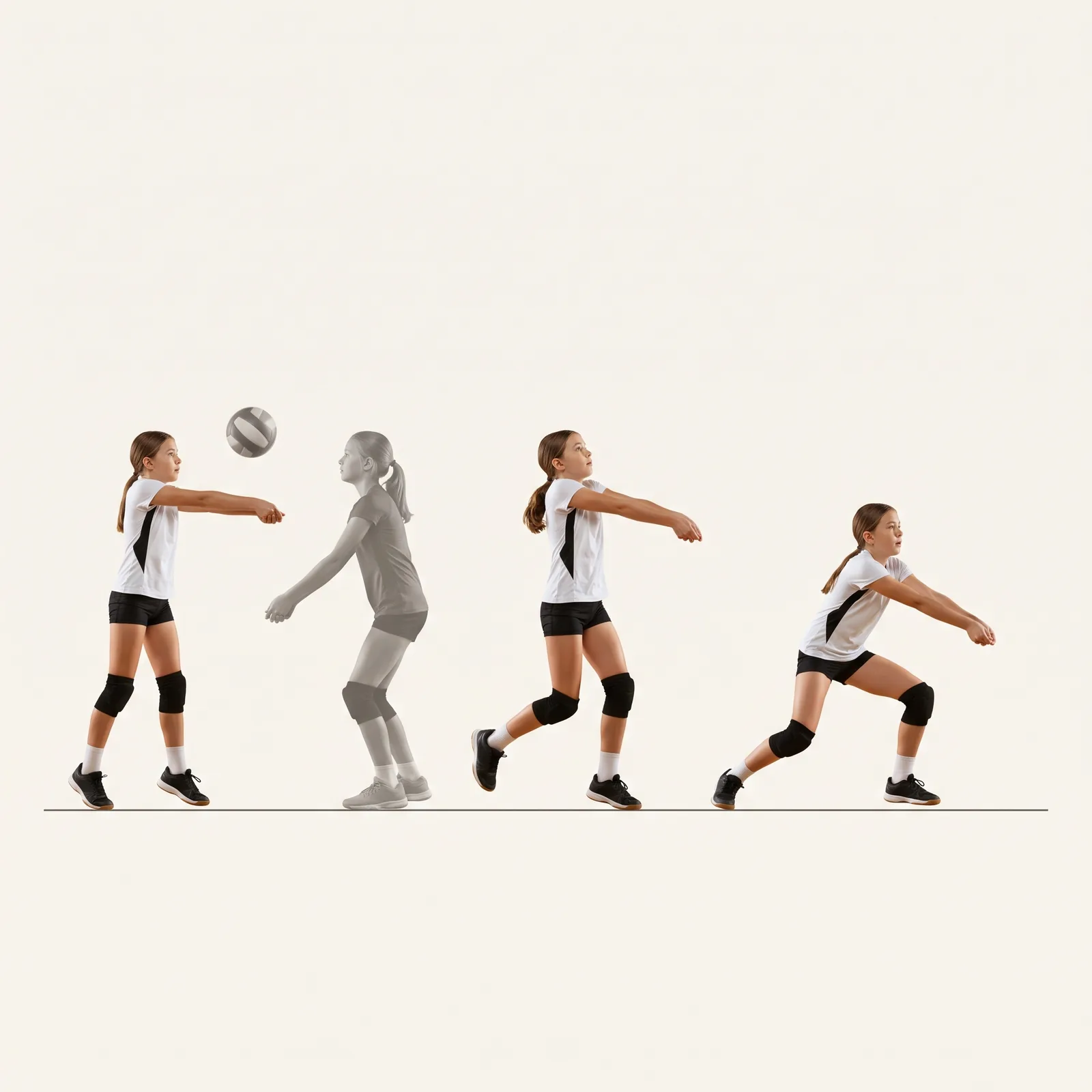 Partner Pass Over a Line — step-by-step athlete card